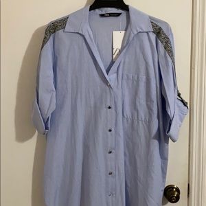 Zara button down dress shirt